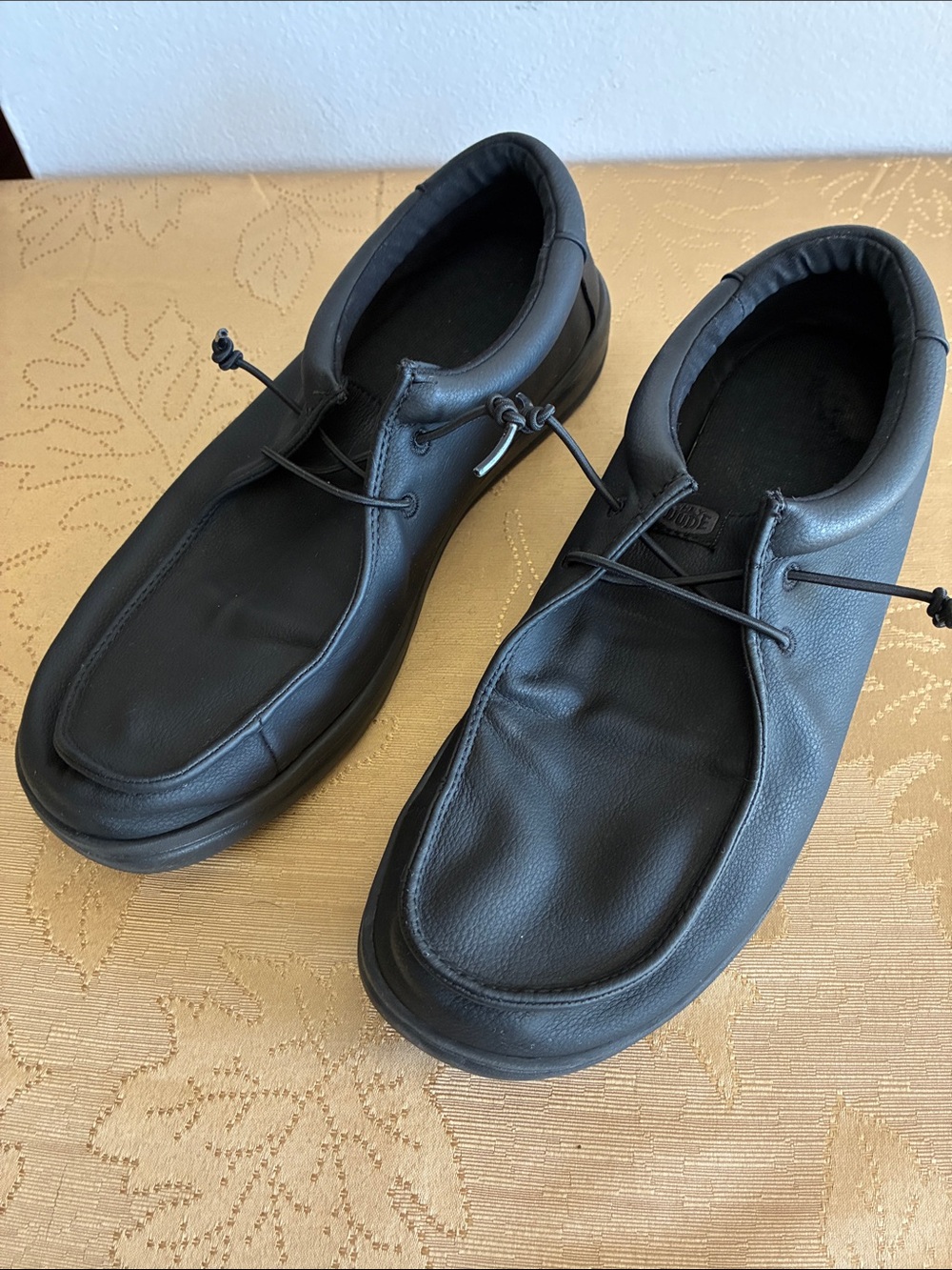 Hey Dude Men’s Black Casual Slip-On Loafers